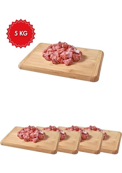 Dondurulmuş Yağlı Kuzu Kuşbaşı - Taze Kesim Lezzetli Et - Yemeklik ve Izgaralık