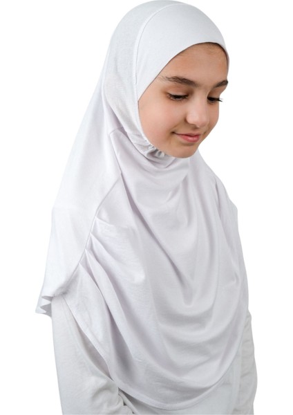 Pratik Hazır Geçmeli Çocuk Şal Beyaz indirimleri