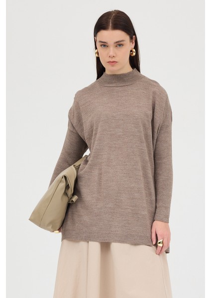 Vizon Balıkçı Yaka Triko Tunik 5315