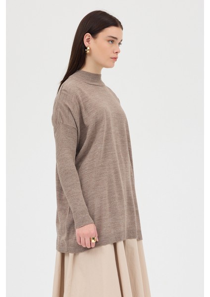 Vizon Balıkçı Yaka Triko Tunik 5315