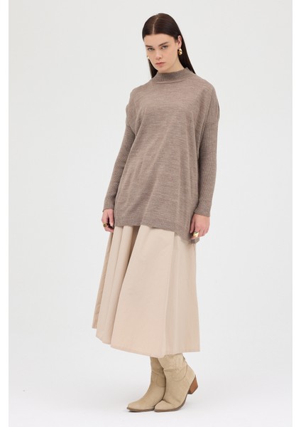 Vizon Balıkçı Yaka Triko Tunik 5315