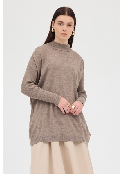 Vizon Balıkçı Yaka Triko Tunik 5315