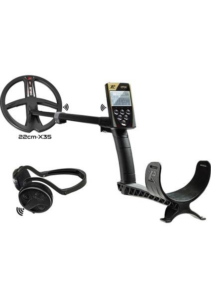 Xp Orx Dedektör (Ana Ünite, Wsa Kablosuz Kulaklık ve 22CM X35 Başlık Ile) Siyah