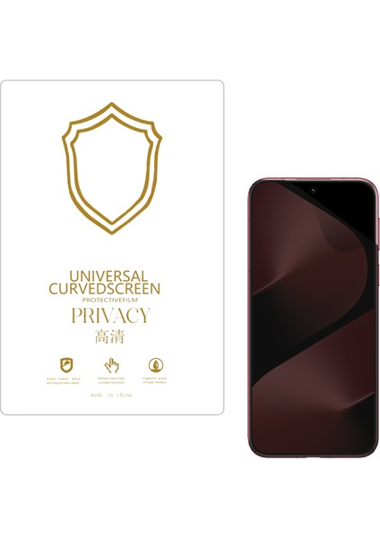 Huawei Pura 80 Ultra ile Uyumlu Privacy Gizlilik Filtreli Hayalet Nano Ekran KORUYUCU-EKM110