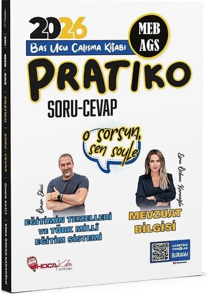 2026 Meb-Ags Eğitimin Temelleri ve Türk Millî Eğitim Sistemi, Mevzuat Bilgisi Pratiko Soru Cevap Çalışma Kitabı - Ömer Ekici, Esra Özkan Karaoğlu