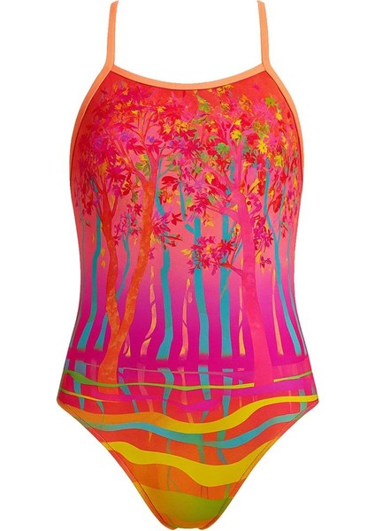 Tmt Lost Lake Bağlamalı Kız Çocuk Antrenman Mayosu