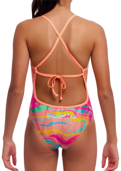 Tmt Lost Lake Bağlamalı Kız Çocuk Antrenman Mayosu modelleri