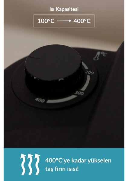 | Çok Amaçlı Taş Fırın | Pizza, Lahmacun, Ekmek ve Tandır Yapma Makinesi - Dm SO07 - Siyah, Kırmızı, Beyaz