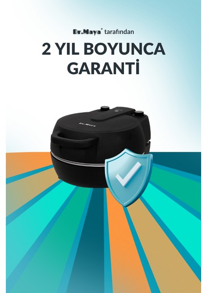 | Çok Amaçlı Taş Fırın | Pizza, Lahmacun, Ekmek ve Tandır Yapma Makinesi - Dm SO07 - Siyah, Kırmızı, Beyaz