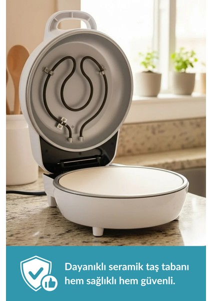 | Çok Amaçlı Taş Fırın | Pizza, Lahmacun, Ekmek ve Tandır Yapma Makinesi - Dm SO07 - Siyah, Kırmızı, Beyaz fırsatları