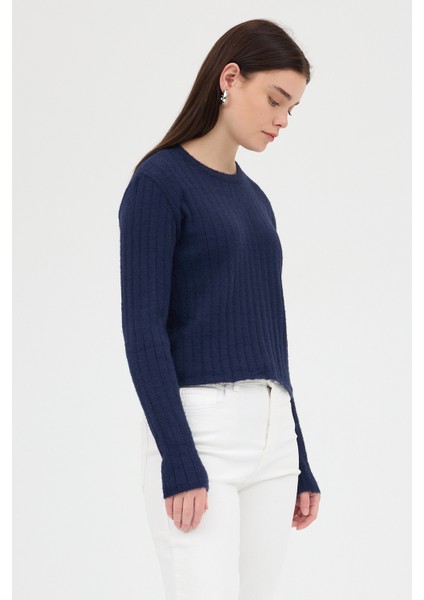 Laci Bisiklet Yaka Uzun Kol Kadın Kazak 2412 modelleri