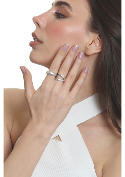 Kadın Iki Parmak Tasarım Yüzük modelleri