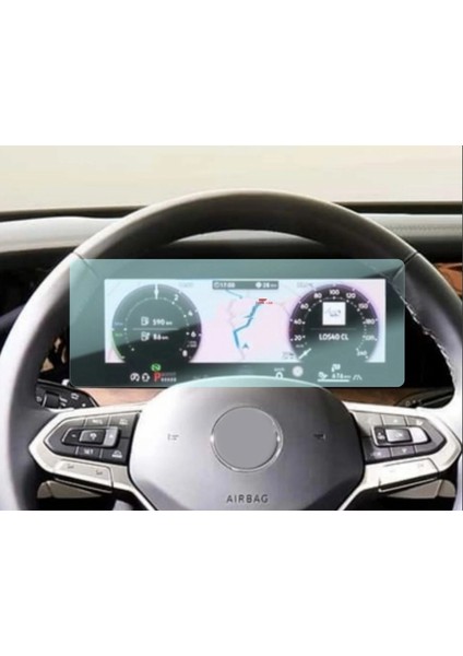 Volkswagen Tayron ile Uyumlu 2025 Model Gösterge Ekran 9h Nano Ekran Koruyucu