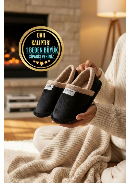 Peluş Kadın Ev Babeti Tüylü Yumuşak Taban Ev Botu Panduf modelleri