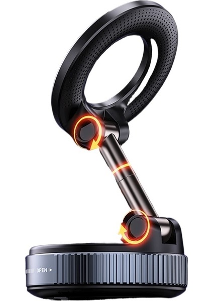 Araba Manyetik Cep Telefonu Tutucu Iki Yönlü Vakum Adsorpsiyon Döner Çok Fonksiyonlu Araç Navigasyon Vantuz Tutucu (Yurt Dışından) fiyatları