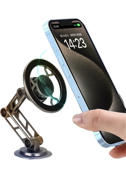 Araç Telefon Tutucu Magsafe Manyetik 360 Derece Dönüş (Yurt Dışından)