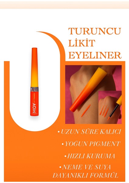 Likit Eyeliner Turuncu 3.5 gr fiyatları