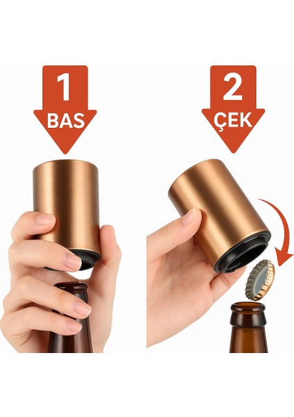 Mekanik Manyetik Meşrubat Kapak Açacağı Bas Çek Mıknatıslı Şişe Metal Kapak Açacak fiyatları