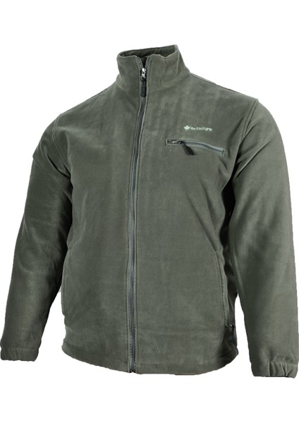 Büyük Beden Fermuarlı Polar Sweatshirt