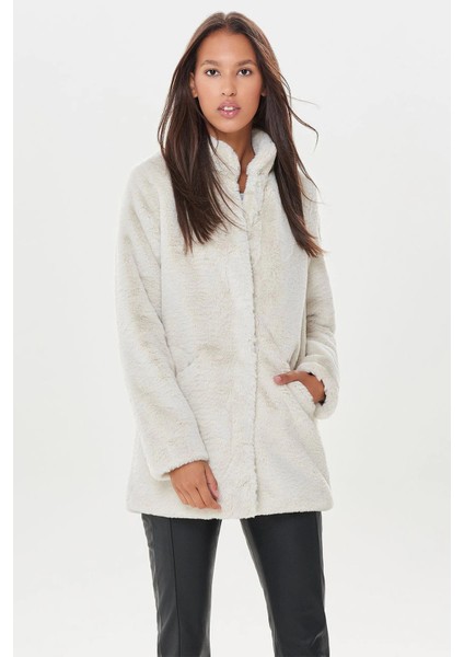 15164600 Kadin Mont - Ekru fiyatları