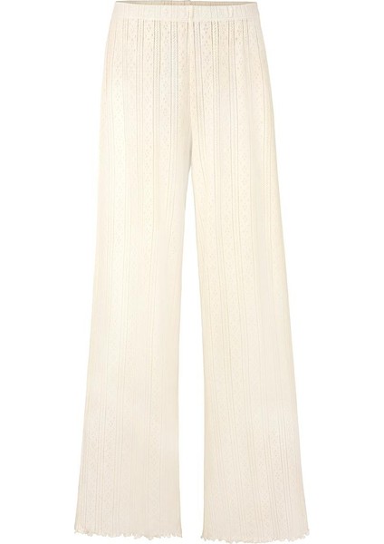 Pointelle V Yaka Pijama Takımı / Krem modelleri