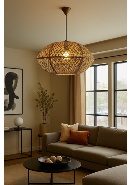 Doğal,el Yapımı-Bohem-Rustik-Modern-Hasır,jüt- Sarkıt Avize fiyatları