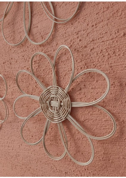 Rattan 3'lü Bohem Duvar Süsü Duvar Tabağı fiyatları