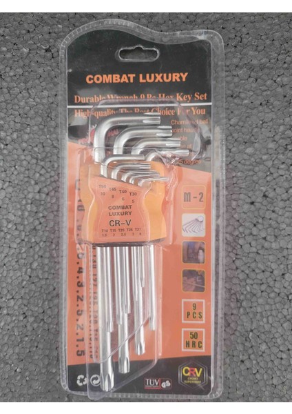 Dayanıklılığın Gücü: 9 Parça Çelik Tork Alyan Seti