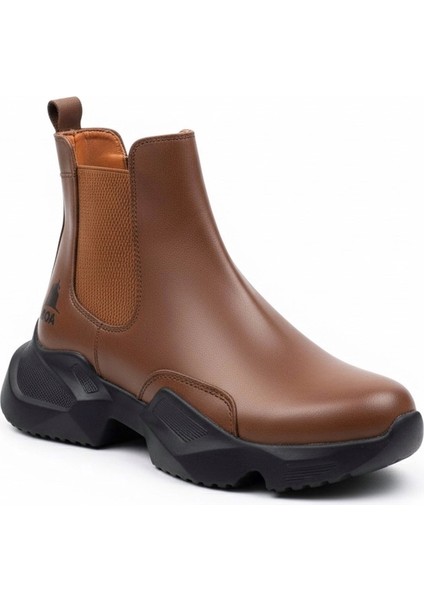 ET0444 Bağcıksız Rahat Yüksek Taban Taba Erkek Spor Yarım Bilek Bot fırsatları