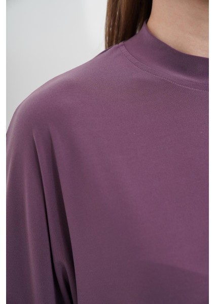 Tesettür Extra Uzun Tunik-Gül Kurusu modelleri