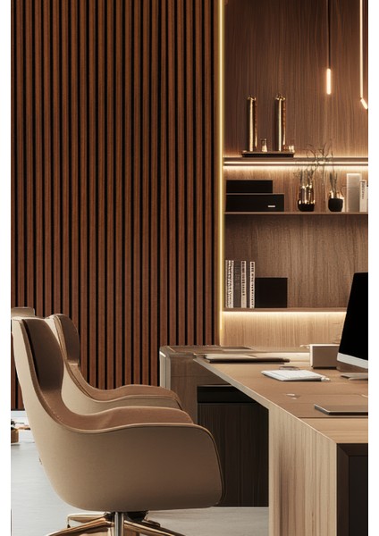 Mdf Ahşap Akustik Duvar Paneli 60X275 cm - Polisander fiyatları