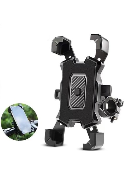 Motosiklet Braketi Sürücü Navigasyon Elektrikli Araç Bisiklet Darbeye Dayanıklı Cep Telefonu Braketi (Yurt Dışından) fiyatları