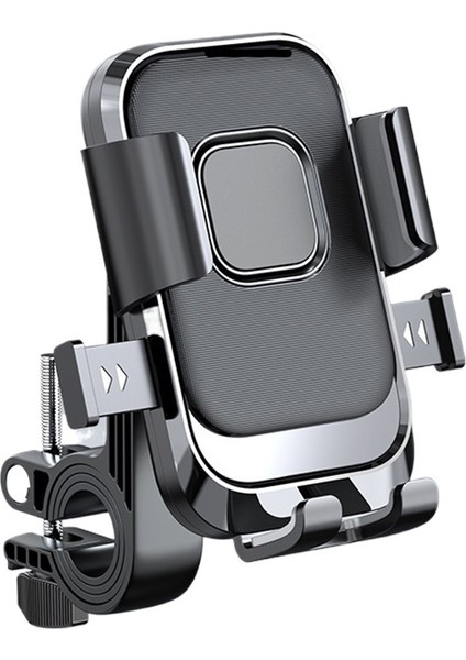 Motosiklet Gidon Cep Telefonu Tutucu Açık Hava Sürüşü Darbeye Dayanıklı Bisiklet Navigasyon Tutucu (Yurt Dışından)