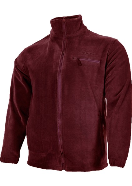 Büyük Beden Fermuarlı Polar Sweatshirt