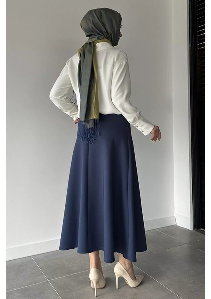 Bel Lastikli Scuba Tesettür Kiloş Etek P-00018921 fırsatları