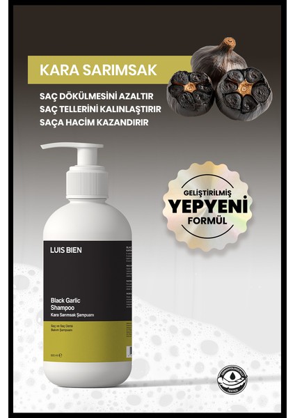 Kara Sarımsak Şampuanı 500 ml modelleri