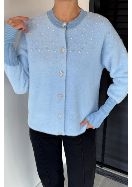 Omuz Taşlı Şardonlu Triko Ceket(S,m,l,xl Uyumludur) P-00018197