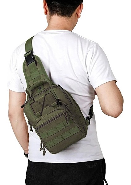 Çapraz Göğüs Askılı Tactical Çanta Haki fırsatları