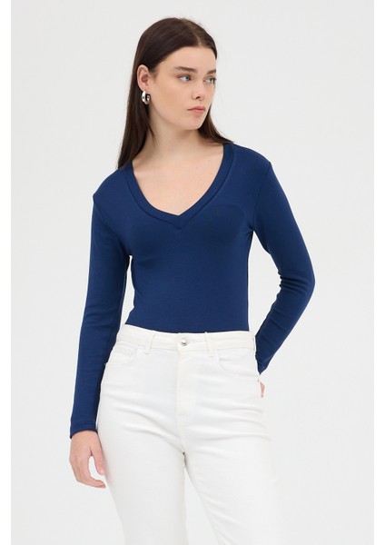 Laci V Yaka Uzun Kol Body 1452