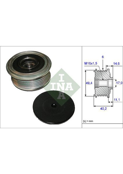 Mtxdpn Alternatör Kasnaği Vw Audi 1.6 Tdi 2.0 Tdi 2011-