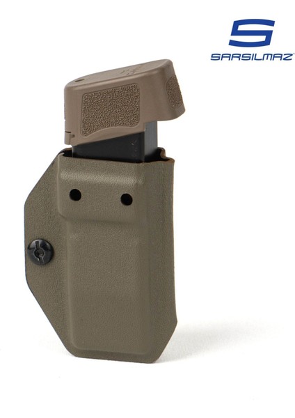 Mas Tactical® Kydex Iç Taşıma Şarj Kılıfı 9mm Sarsılmaz Haki