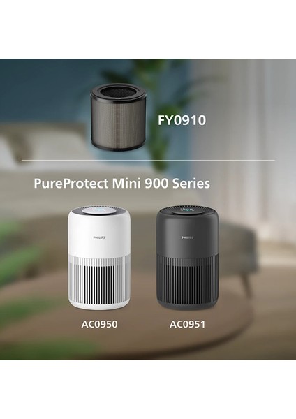 Pureprotect Mini 900 Serisi FY0910/30 Hepa Nanoprotect Filtresi AC0951/13 Uyumlu modelleri