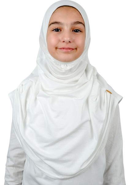 Pratik Hazır Geçmeli Çocuk Şal Krem