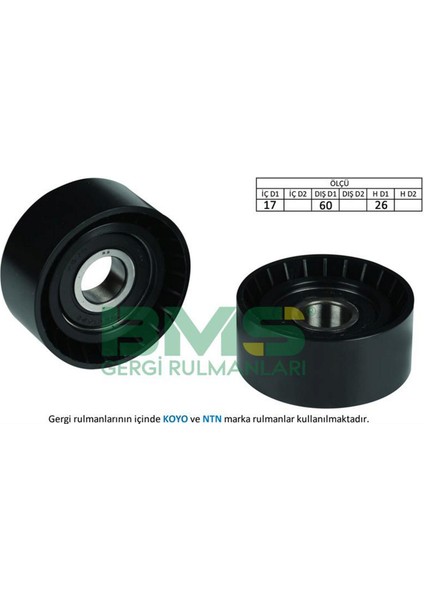 Mtxdpn Alternatör Gergi Rulmani Clio Ii-Kng 1.6-1.4 16V Lgn I-Ii 1.6 16V-MASTER-TRAFFIC-MOVANO-VIVARO1.9DCI