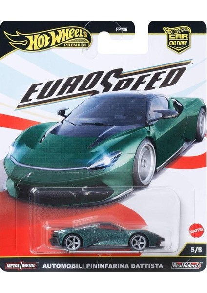 Hot Wheels Premium Car Culture Euro Speed Automobılı Pınınfarına Battısta FPY86 JBK77