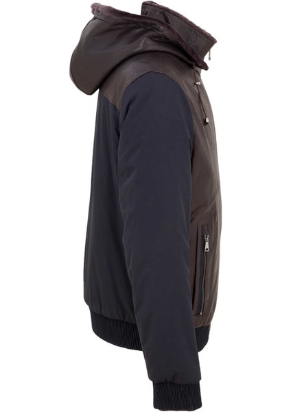 Kahve Hakiki Deri Erkek Hakiki Deri Mont - E23BKM310460-Q9T modelleri