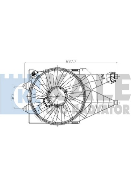 Mtxdpn Fan Grubu Davlumbazli Fiat Linea 1.3-1.4 Ac Turbo Elektro Fan Grubu