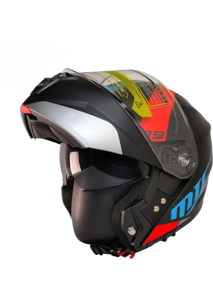 Motosiklet Çene Açılır Kask Güneş Vizörlü Ece 22.06 Sertifikalı New Motor Kaskı V2 WX89 fiyatları