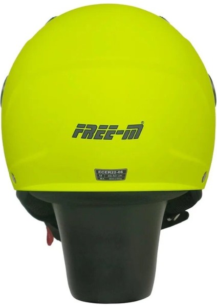 Motosiklet ve Bisiklet Yarım Camlı Çocuk Kaskı Ce Abs Material Motor Kaskı Mat Sarı fiyatları