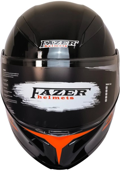 Motosiklet Çene Açılır Kask Ece 22.06 Sertifika Güneş Vizörü Motor Kaskı Eagle Orange